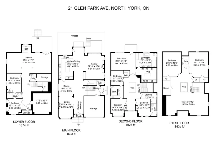 Floorplan-21 Glen Park Ave_2d_No Total Area (1)